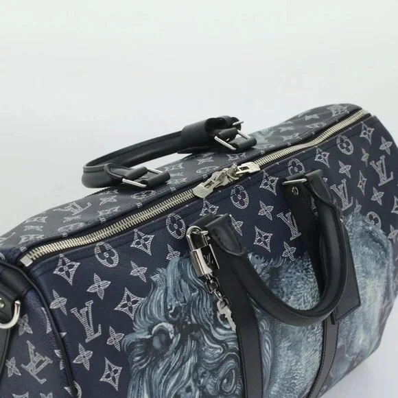 LOUIS VUITTON Monogram savanna Keepall Bandouliere 45 Boston M54129 Auth 33473S - Picture 7 of 15